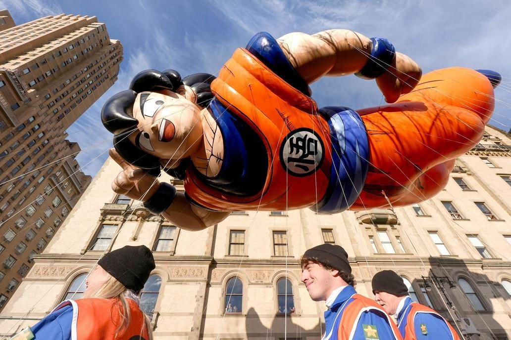 USA, New York, přehlídka, Den díkuvzdání. Macy´s