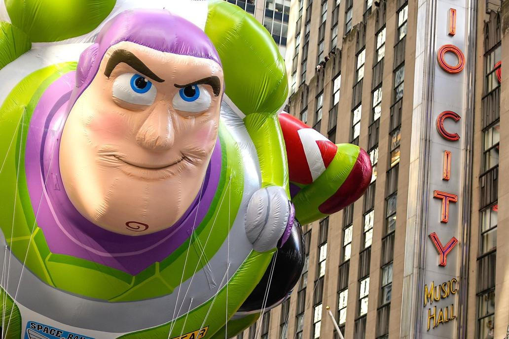 USA, New York, přehlídka, Den díkuvzdání. Macy´s