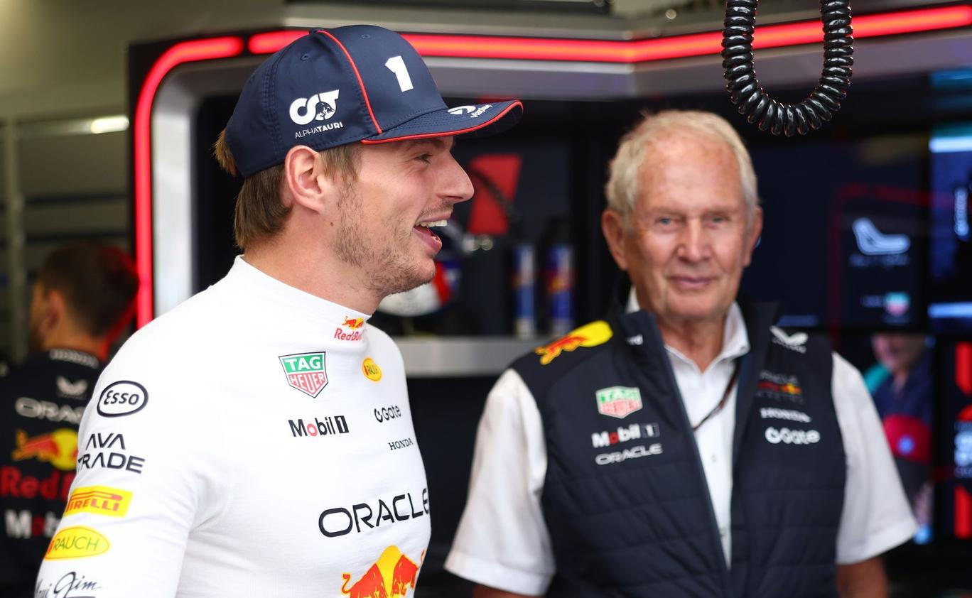 Max Verstappen a Dr. Helmut Marko