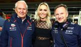 F1, VC Las Vegas 2023: Helmut Marko, Lindsey Vonnová a Christian Horner