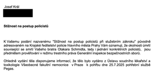 Otakar Schmidt, kauza, krimi, zpopelnění, policie čr, gibs