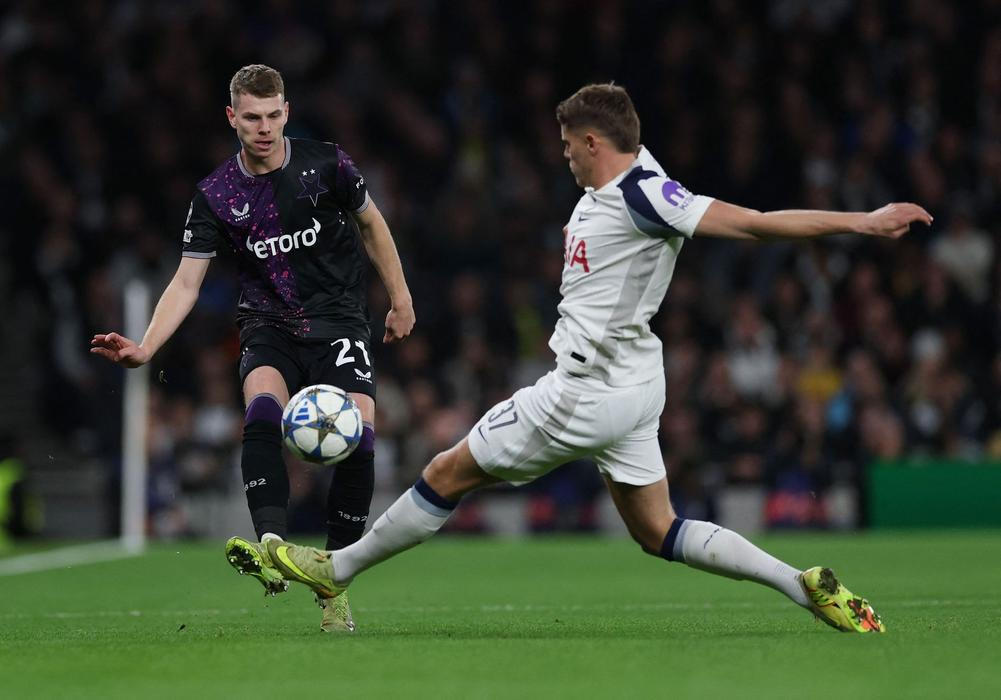 Tottenham - Slavia (Liga mistrů)