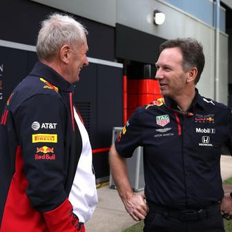 Zrušená Velká cena Austrálie formule 1 2020: Helmut Marko a šéf stáje Red Bull Christian Horner