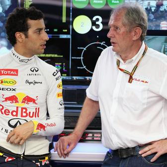 F1, VC Malajsie 2014:  Daniel Ricciardo a  Dr Helmut Marko, Red Bull