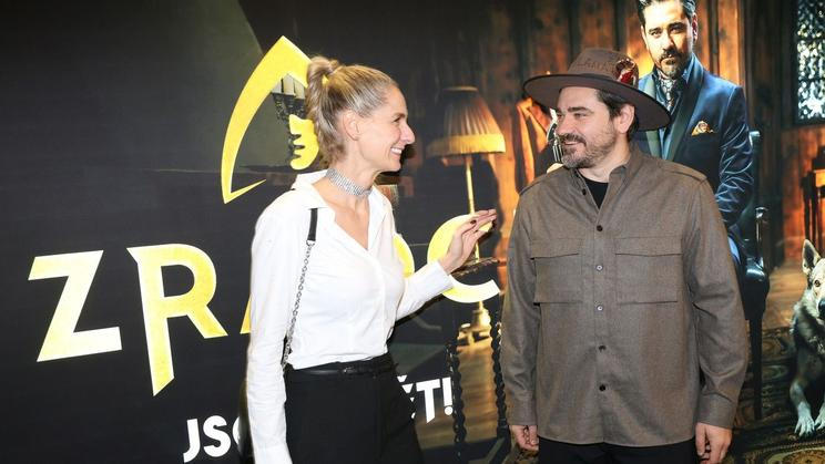 Vítězka druhé řady Zrádců Věra Kirchnerová s Hradním pánem Vojtou Kotkem.