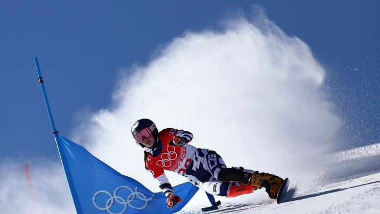 Zuzana Maděrová v kvalifikaci paralelního slalomu