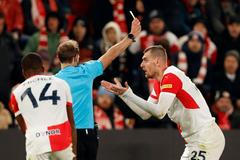 Tomáš Chorý v zápase Slavia - Fenerbahce