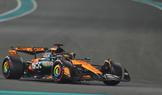 Oscar Piastri, McLaren v kvalifikaci na VC Abú Zabí 2025