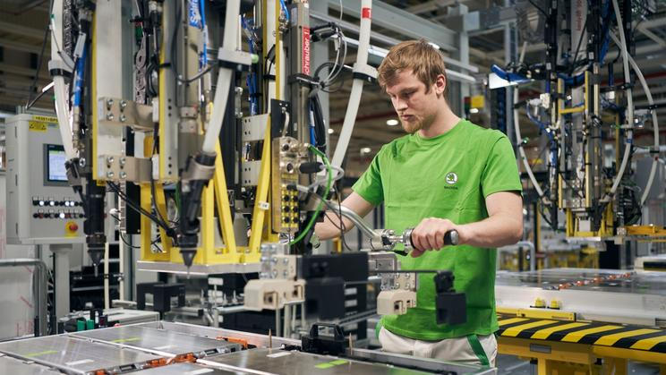 Škoda Auto Mladá Boleslav výroba baterií akumulátor elektromobil