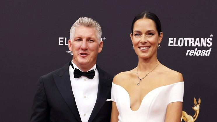 Bastian Schweinsteiger a Ana Ivanovičová na snímku z roku 2023