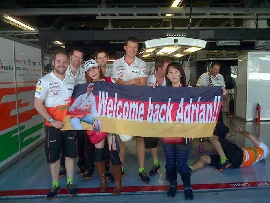 F1, VC Japonska 2013: Adrian Sutil, Force India