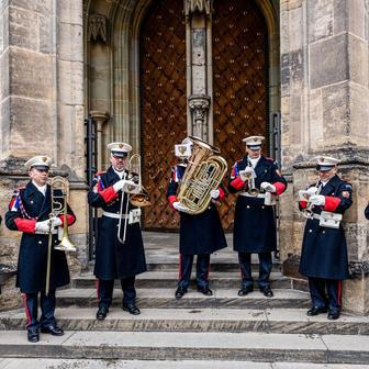 Pražský hrad zima Vánoce advent zpěv koncert