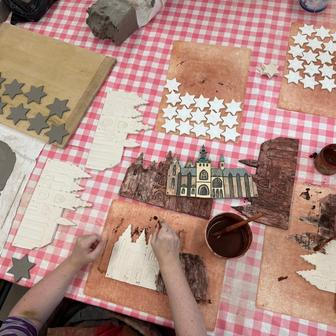 Pražský hrad výzdoba Vánoce Domov Laguna Psáry