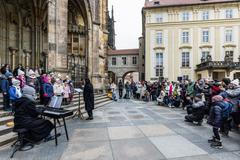 Pražský hrad zpívání Vánoce advent