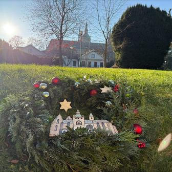 Pražský hrad výzdoba Vánoce Domov Laguna Psáry