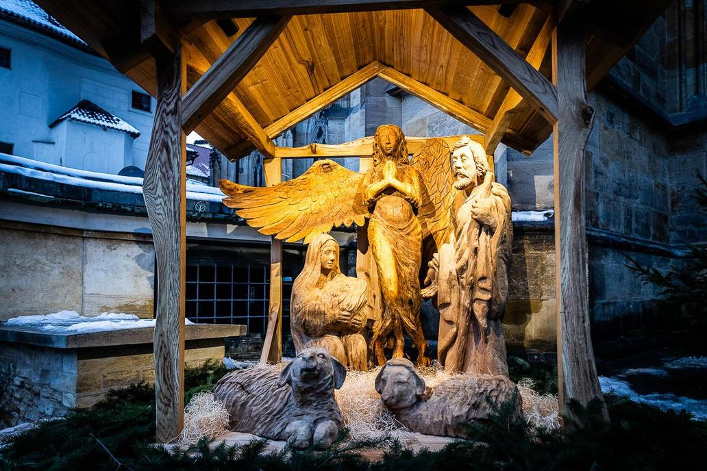 Vánoce Pražský hrad advent program Betlém
