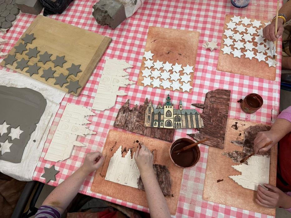 Pražský hrad výzdoba Vánoce Domov Laguna Psáry