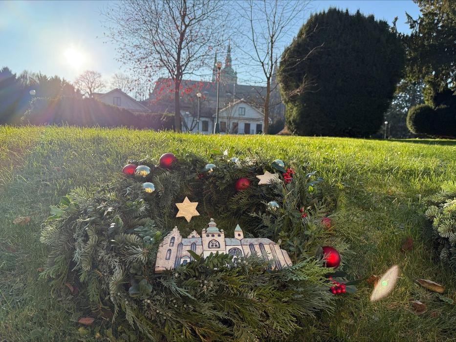 Pražský hrad výzdoba Vánoce Domov Laguna Psáry