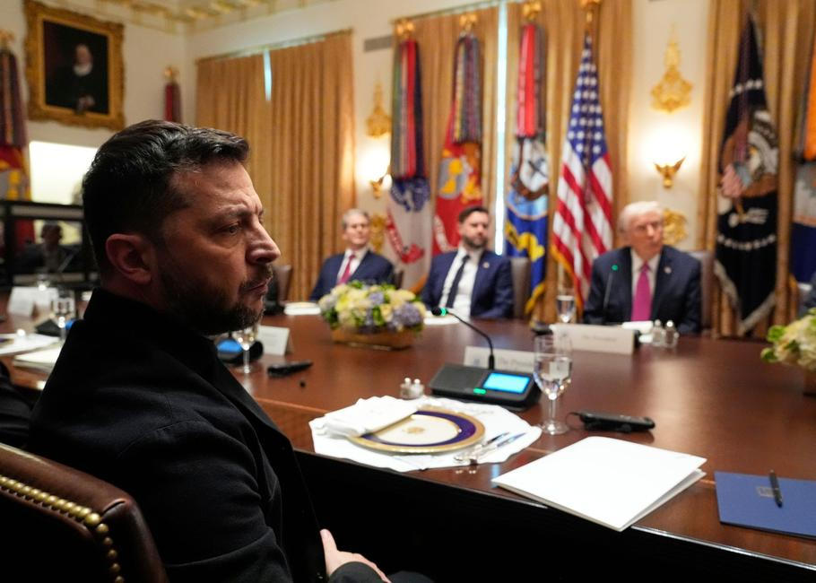 Zelenskyj na nedávném summitu s Donaldem Trumpem.