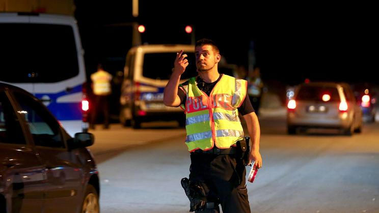 Německo - Rakousko - policie - hranice - kontrola