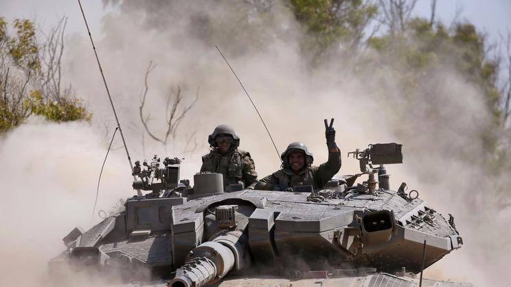 Izrael - Gaza - tank