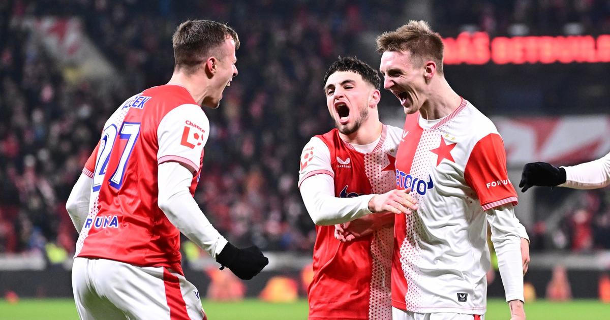 Slávisté v přestřelce porazili Jablonec, s jasným náskokem přezimují v čele tabulky