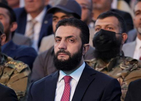FILE PHOTO: FILE PHOTO: Syria’s interim President Ahmed al-Sharaa attends the “Aleppo, Key to Victory” celebration  in Aleppo