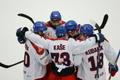Radost českých hokejistů