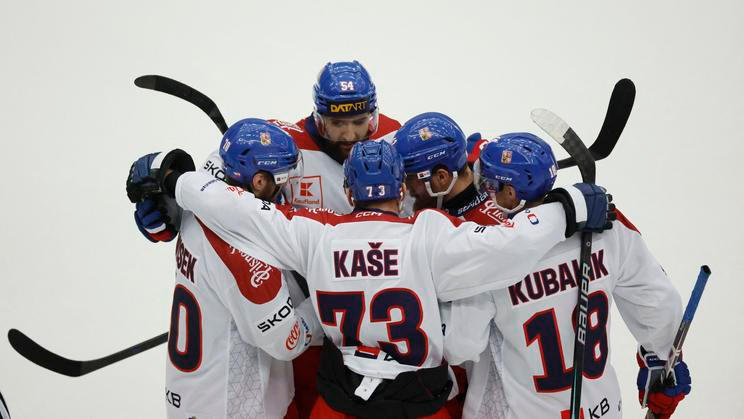 Radost českých hokejistů