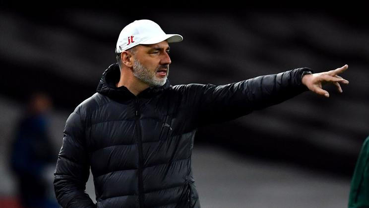 Jindřich Trpišovský ve čtvrtfinále EL Arsenal - Slavia