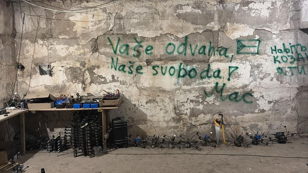 Základna dronařů 56. brigády