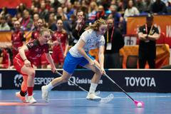 Finále MS florbalistek Česko - Švýcarsko