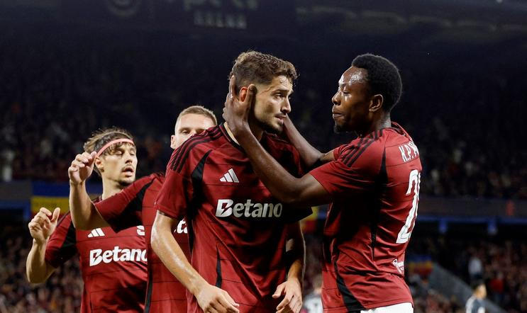 Radost fotbalistů Sparty