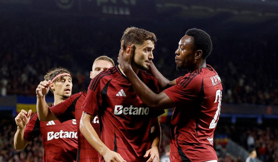 Radost fotbalistů Sparty