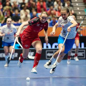 Finále MS florbalistek Česko - Švýcarsko