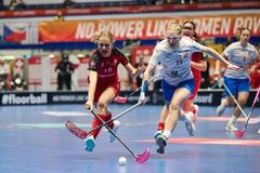 Finále MS florbalistek Česko - Švýcarsko