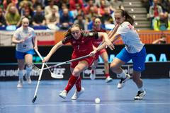 Finále MS florbalistek Česko - Švýcarsko