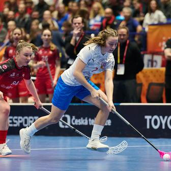 Finále MS florbalistek Česko - Švýcarsko