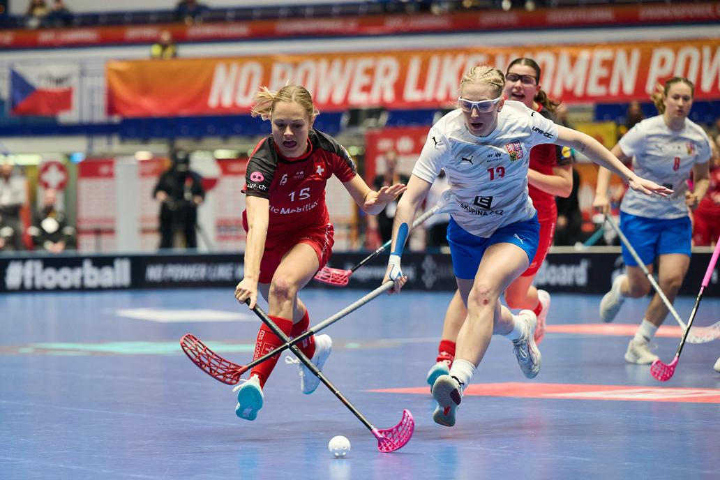 Finále MS florbalistek Česko - Švýcarsko