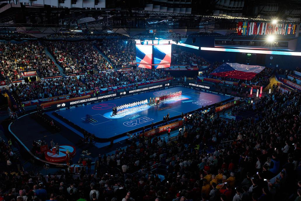 Finále MS florbalistek Česko - Švýcarsko