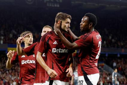 Radost fotbalistů Sparty