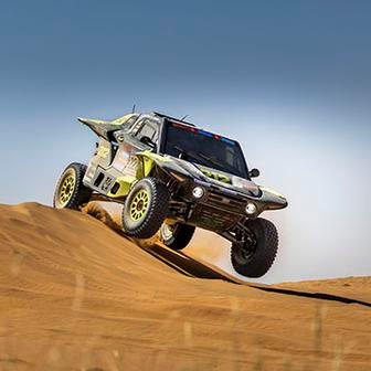 Fotografie Petra Pavla z Rallye Dakar.