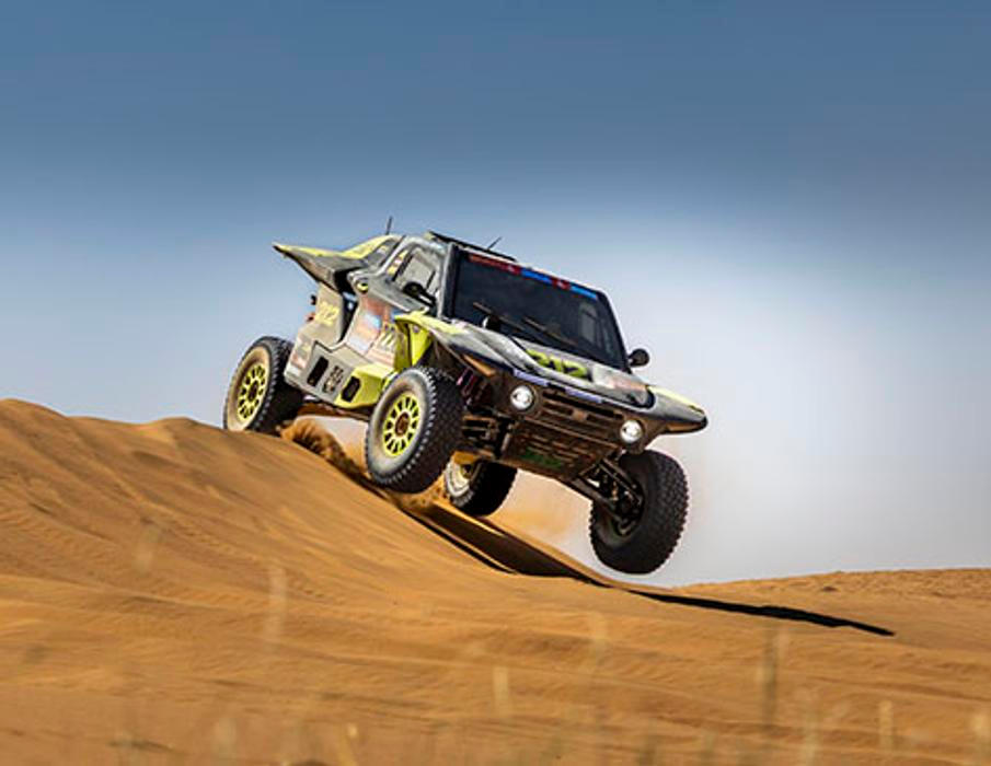 Fotografie Petra Pavla z Rallye Dakar.