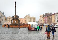 Dolní náměstí v Olomouci, 5. prosince 2025.