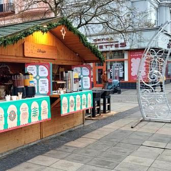 Vánoční trhy na Masarykově náměstí. Ostrava, 7. prosince 2025.