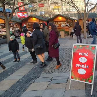 Punč si v Ostravě dáte za 70, svařené víno za 50.