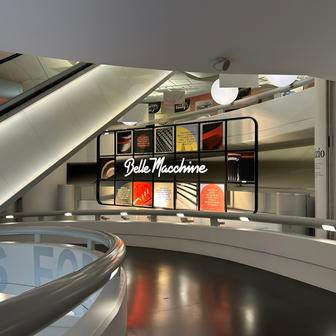 Výstava BMW Belle Machine probíhá v BMW muzeu v Mnichově.