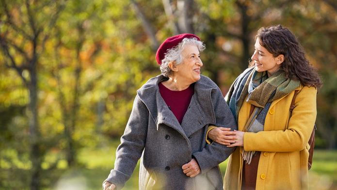 procházka, senior příroda