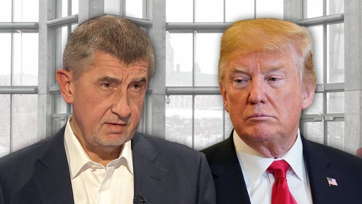 Andrej Babiš a Donald Trump