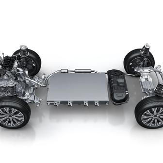 Schéma plug-in hybridního pohonu BYD Super DM.